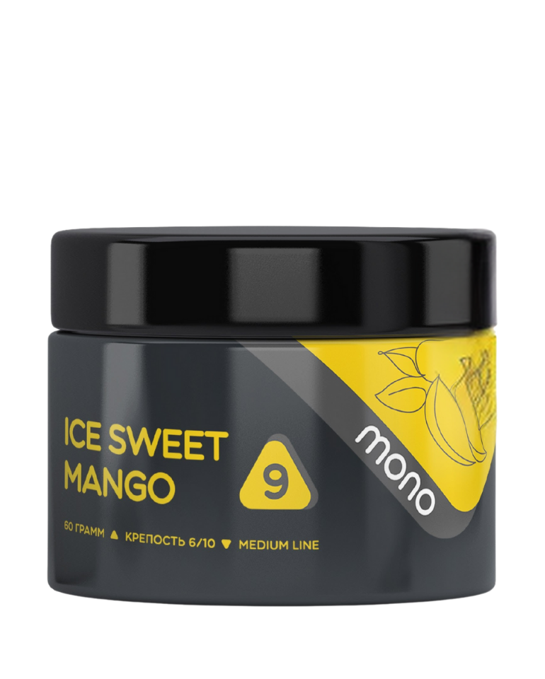 תערובת עישון לנרגילה Mono 250 gr Ice sweet Mango תערובת עישון לנרגילה Mono Ice sweet Mango