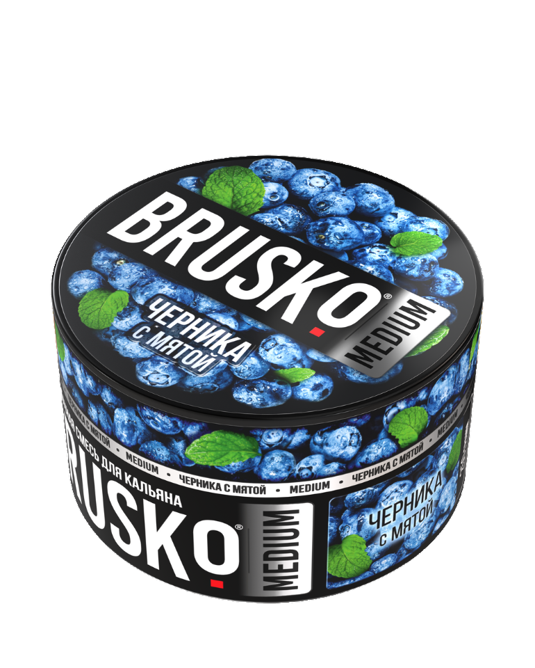 תערובת תה בטעם פטל עם מנטה מבית Brusko תערובת תה Brusko Blueberries With Mint