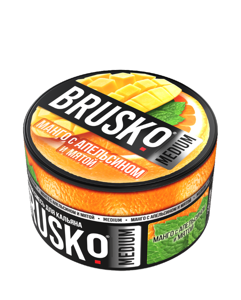 תערובת תה בטעם מנגו, תפוז ומנטה מבית Brusko תערובת תה Brusko Mango With Orange And Mint